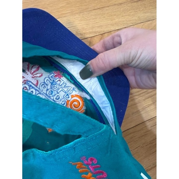 Rare VTG Dunkin Donuts Coffee Coolatta Good Cold Fun Employee Snapback Cap Hat - Picture 2 of 5